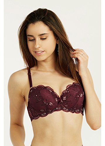 Mamia White Apparel Women's Laced & Lace Trimmed Bras (Packs of 6) - Various Styles - Thumbnail 5
