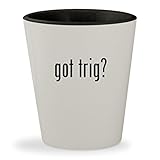 got trig? - White Outer & Black Inner Ceramic 1.5oz