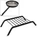 Renaissance Fair Medieval Campfire Grill & Skillet Cast Iron Replica Reenactment Cookwarethumb 3