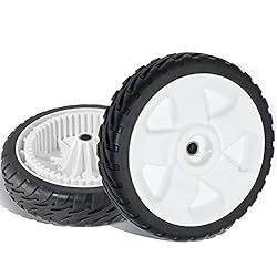 CheeMuii 119-0311 Lawn Mower Wheels 2 Pcs 8" Push