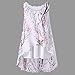 NREALY Women Summer Beach Flowers Vest Top Sleeveless Blouse Casual Tank Loose T-Shirt