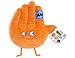 The Emoji Movie Stuffed Bean - Hi5