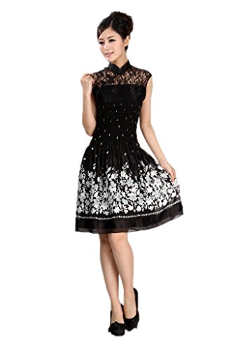 AvaCostume Women's Chinese Traditional Cocktail Wedding Party Dress Cheongsam Qipao