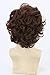 Topcosplay Mens Wigs Short Brown Curly Fluffy Cosplay Halloween Character Costume Wig Layered (Dark Brown)