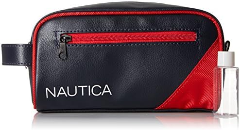 Nautica Men's Top Zip Travel Kit Toiletry Bag Organizer 6 Nautica Men's Top Zip Travel Kit Toiletry Bag Organizer