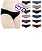 Sexy Basics Womens 12 Pack Grab Bag Spandex Hipster Panty, Colors May Vary (Small -5, Assorted Solids)