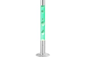 LKUA 30-Inch Relaxing Liquid Motion Lamps,Magma Lamps, Home Decor Living Room Office Bedroom Lamp for Adults (Green Water White Wax)