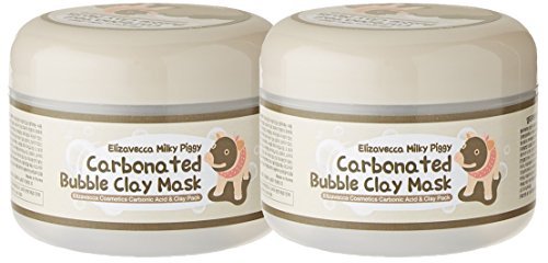 Elizavecca Milky Piggy Carbonated Bubble Clay Mask fXDwz, 2 Jars