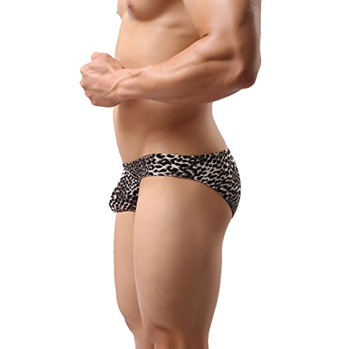 KMen Men's Breathable Low Rise Cotton Bikini Triangle Underwear Panty