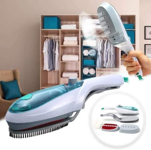 Dashingzone Premium Quality 650 Watts Portable Handheld Garment Steamer for Clothes,New Mini Steam Iron Handheld Dry Cleaning Brush,Travel irons,Fabric Steamer, Steam Iron,Wrinkle Remover Steam Iron(Assorted Color)