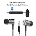 Earbud,TRONOE Sport HIFI In-Ear Earbuds Heaphones Headset Earphones with 3.5mm Metal Housing Magnetic Best Wired Bass Stereo Headset Built-in Mic/Hands-free/Volume Control. (Green)