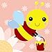 Colour Talk DIY Oil Painting, Paint by Number Kits for Kids - Yellow bee 8
