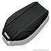 Massimiliano Incas Dobrev Silicone Remote Car Key Fob Cover Case Skin Protector for 2016 2017 2018 BMW 7 Series G11 G12 730i 740i 750i 760 i8 Car Remote Key with Display (Black)