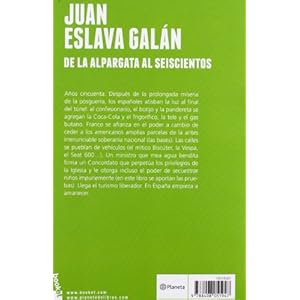 De la alpargata al seiscientos (Spanish Edition)