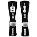 ChalkTalkSPORTS Custom Team Number Socks | Adult Athletic Performance Socks | Black Number Socks | 19 or 91