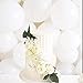 24pcs 18 Inch Big White Balloons Latex Round Balloons Giant White Balloon Jumbo Thick Balloon for Photo Shoot Birthday Wedding Party New Year's Day Christmas Decorations