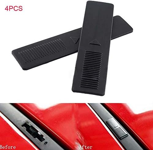 Soldmore7 4 Pack Replacement Roof Rail Rack Moulding Clip Cover for Mazda M6