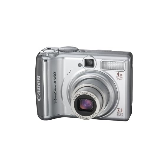 - 41R0X 1rIbL - Canon PowerShot A560 7.1MP Digital Camera with 4x Optical Zoom (OLD MODEL)