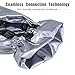 CAMEL CROWN Weight Loss Sweat Suit, Heavy Duty Sweat Sauna Suit for Men Women Exercise Gym Suit for Fitness, Grey, X-Large
