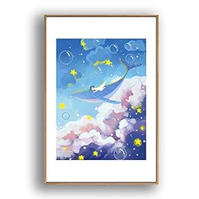 Framed Canvas Wall Art for Living Room, Bedroom Whale Canvas Prints for Modern Home Decoration Ready to Hang - 16"x24" inches