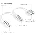 2 in 1 Lightning Adapter for iPhone 7 [2-Pack],UKULILI iPhone Splitter ,2-Port Lightning Headphone Audio and Charger Adapter for iPhone 7/7 Plus and More (Silver)