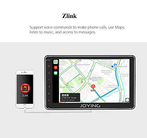 JOYING Car Stereo 7" Android 8.0 4GB RAM 32GB ROM Octa Core Single Din with Zlink & Android Auto Fast Boot Video Out - Thumbnail 3