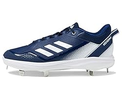 adidas Men's Icon 7 Baseball Shoe, White/Team Navy