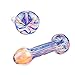 SZZX New 5 Inch Pipe, Portable Art Collection Handmade Glass Tube (Purple Sky)