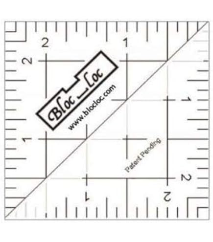 Amazon.com: Bloc Loc Half Square Triangle Multiple-Size Quilting