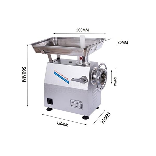 Boshi Elektrisches Fleischwolf NO32, 320 kg/HR, Edelstahl, 1500 W – Bild 6