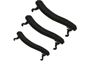 RichVibe Adjustable Violin Shoulder Rest 1/8/4 Violins, for Soft Foam Pad & Feet, Lightweight 80g Plastic Support