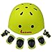 Lanova Kids Protective Gear Set,7Pcs Sport Safety Equipment Adjustable Child Helmet Knee Elbow Pads Wrist Guards for Skating Skateboard and Other Sports Outdoor Activities