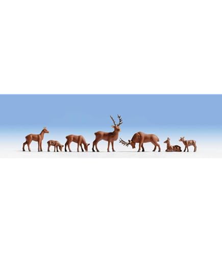 Figurine De Cerf Woodland Scenics – Chevreuil Couché, échelle N 1/160 – Pour Train Miniature