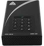 Apricorn Aegis Desktop 2 TB FIPS 140-2 Validated 256-Bit Encrypted Hard Drive (ADT-3PL256F-2000)