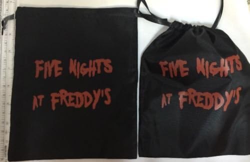 FIVE NIGHTS AT FREDDY'S 8" Party GIFT CANDY GOODY BAGS NYLON Freddy, FNAF BAG, 10 Bags