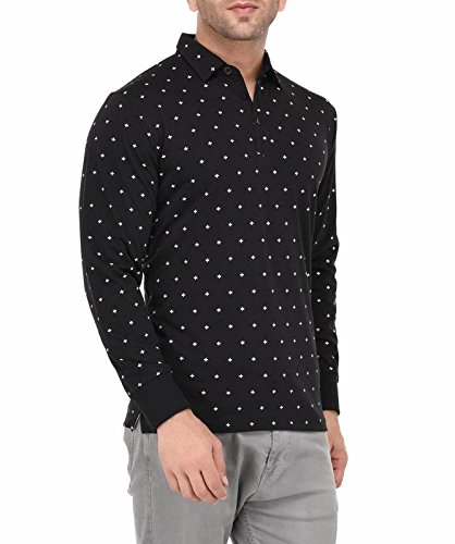 vivid bharti men's black printed full sleeve high quality tshirts