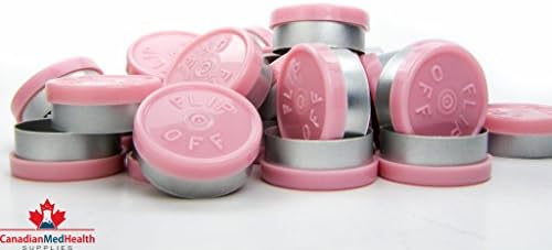20mm Pink Flip-Off Cap - Flip-Off (1000, Case)