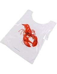 12 Disposable LOBSTER BIBS Adult Size, Poly.