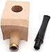 Tobacco Pipe Pear Wood Block - Pre Drilled