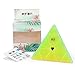 D-FantiX Qiyi Qiming Jelly Pyramid Stickerless Speed   Cube 3x3 Cube Puzzle