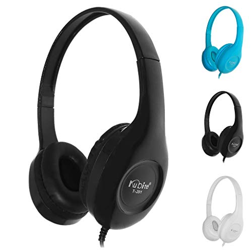 YJYdada T201 Kubite Teens with MIC Foldable DJ Headphones 3.5mm Wired Game Earphones (Blue) - Thumbnail 3