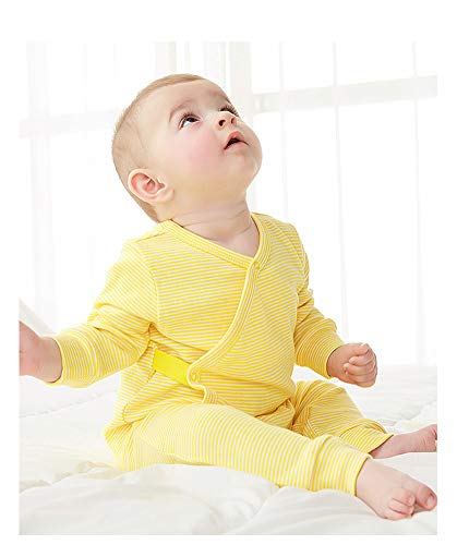 Teach Leanbh Baby 2-Pack 100% Cotton Romper Jumpsuits Two Way Zipper Long Sleeve Footless Sleep and Play (0-2T) (18-24 Months, Navy) - Thumbnail 7