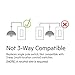 Smart Switch, Aicliv WiFi Light Switch Works with Alexa, Google Home and IFTTT, Requires Neutral Wire, Easy In-Wall Installation, Control Light Remotely via App, No Hub Required, 2 Packs