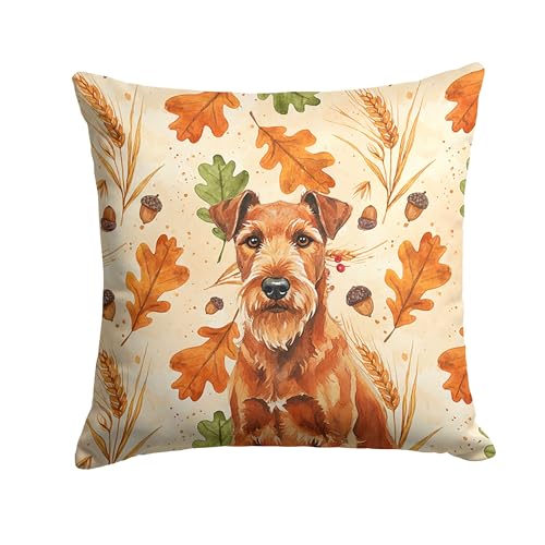 Caroline's Treasures Irish Terrier Heirloom Fall Throw Pillow Decorative Indoor…