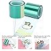 Green Craft Tape - Seamless Sticky Paper Tape for Hollow Frame Metal, Epoxy, UV Resin Craft, Open Bezel DIY Tool for Charm Pendant Making, Traceless Tape - PET Film