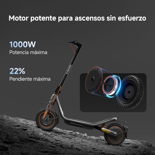 6 Pro Scooter, Trotinete Elétrica de 70 km, Pneus para todo o terreno de 12", suspensão dianteira e traseira, travões duplos, Dobrável, para adultos, aprovado para estrada, Certificado pela DGT