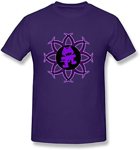 XIULIAN Monstercat Cartoon Men's T-shirts M Purple