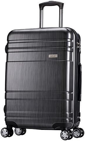 WEPLUS Suitcase 20-Inch Hardside Luggage,Iron Ash