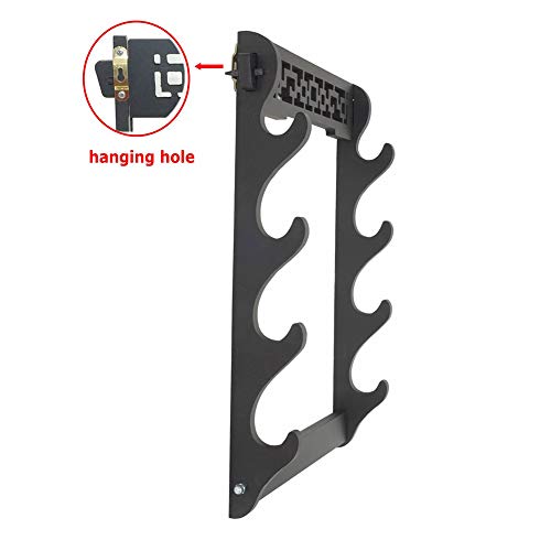 LZYC 4 Tier Sword Stand Wall Mount Samurai Sword Holder Display Stand Katana Wakizashi Tanto Wall Hanger Sword Rack Four Layer