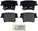 Bosch BE1057A Blue Disc Brake Pad Set for Select Chrysler 300 and Dodge Challenger, Charger, and Magnum - REAR